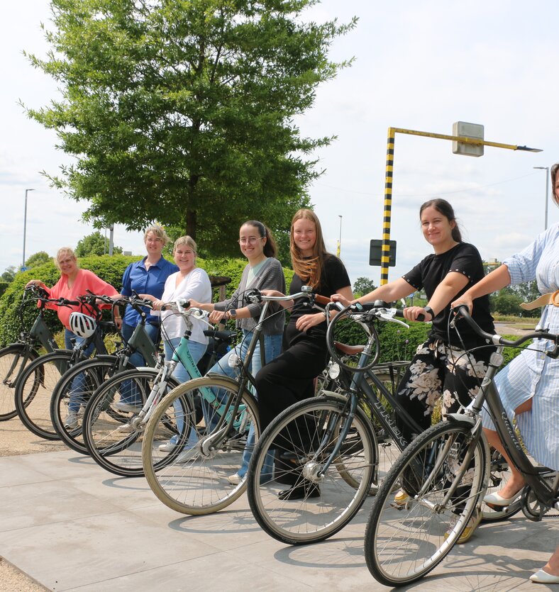 sportieve collega's, architecten, triatlon